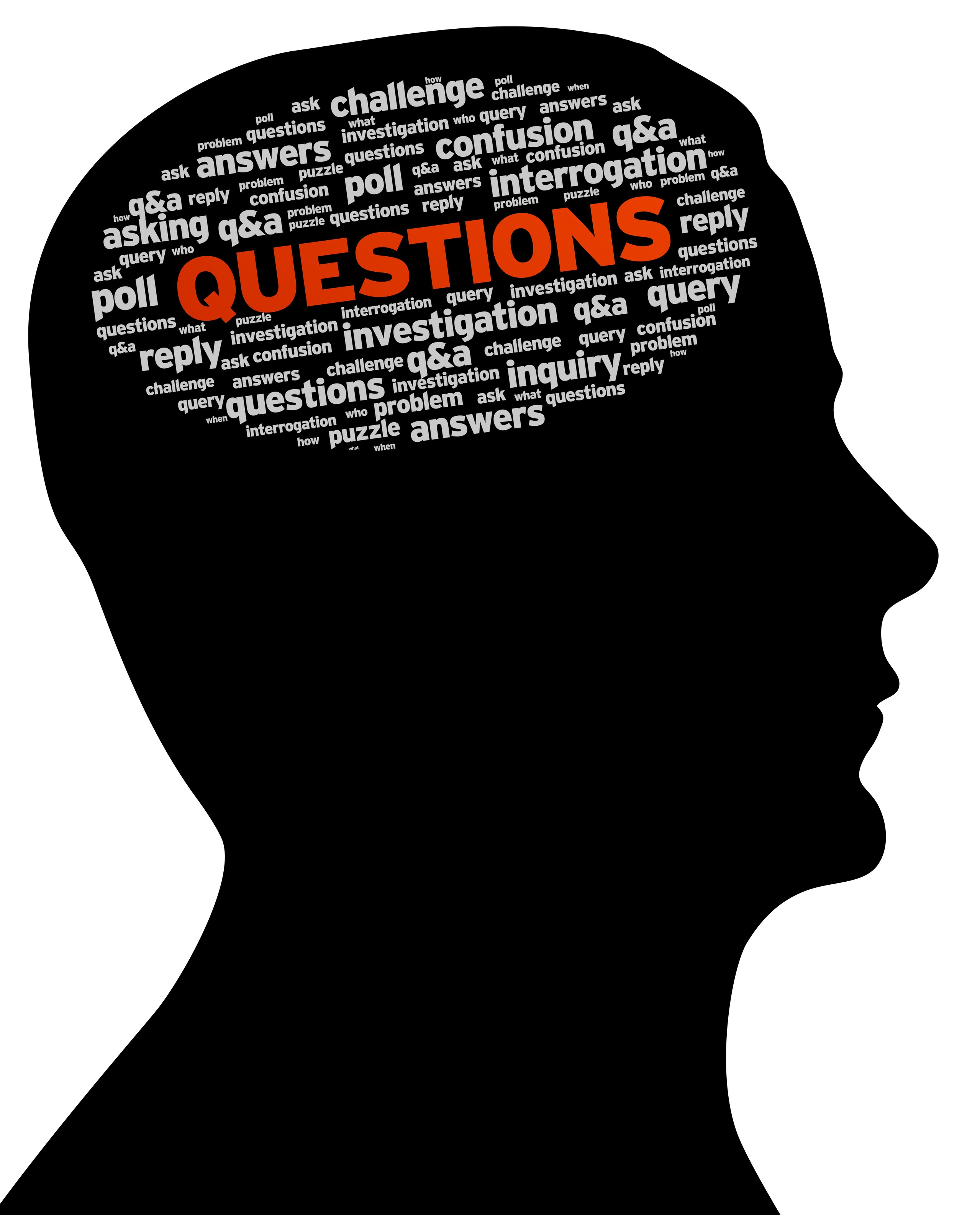 Silhouette head Confusion Richert Quarles