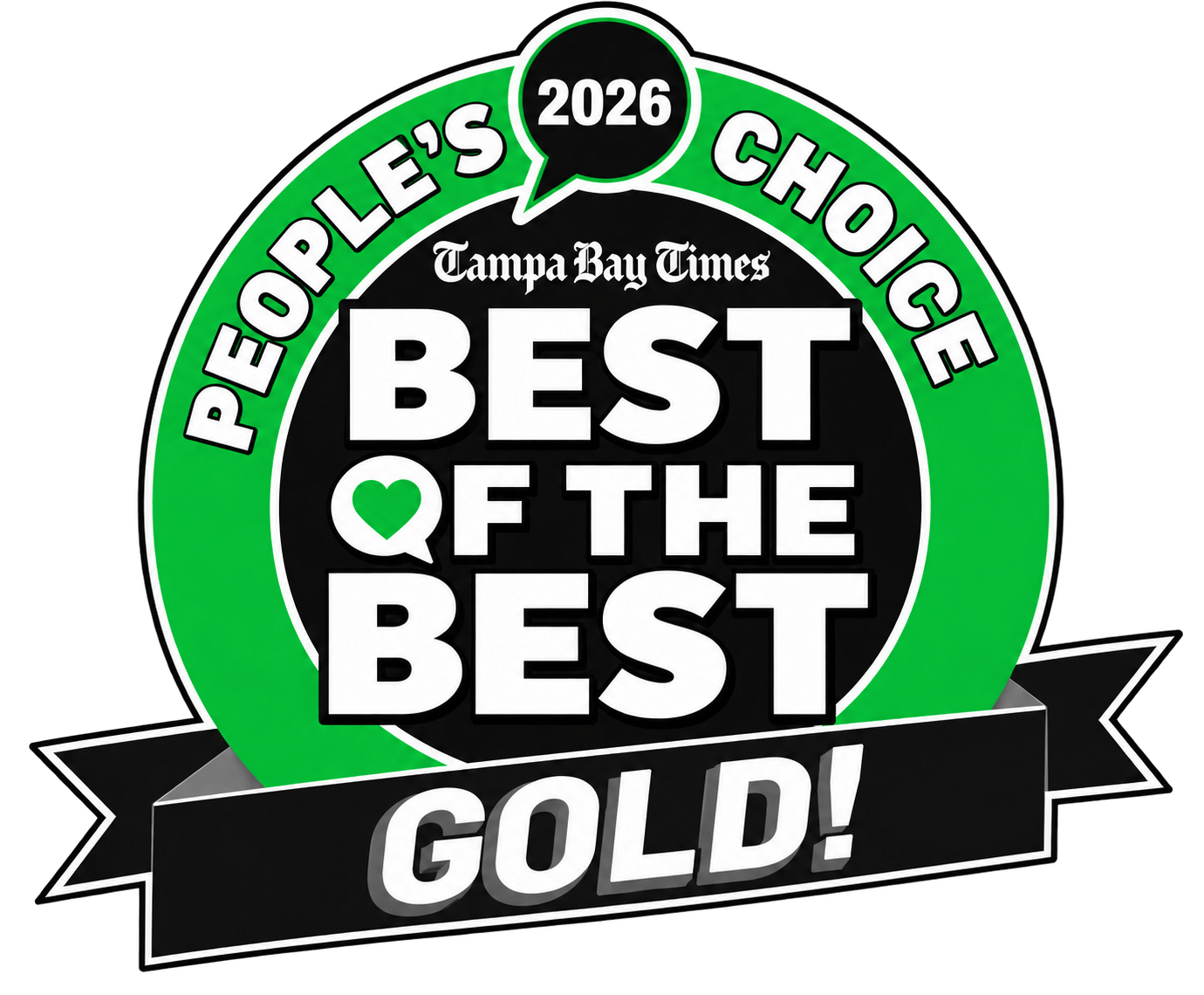 Tampa Bay Times Best of the Best People's Choice Gold 2026